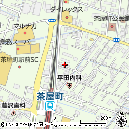 岡山県倉敷市茶屋町377周辺の地図