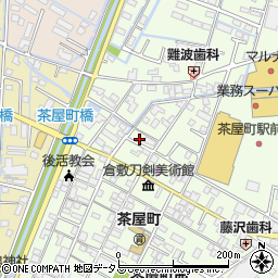 岡山県倉敷市茶屋町203周辺の地図