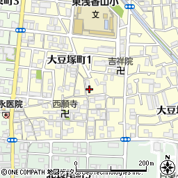 エステート大豆塚周辺の地図