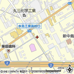 岡山県倉敷市中島1442周辺の地図