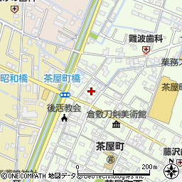 岡山県倉敷市茶屋町91周辺の地図