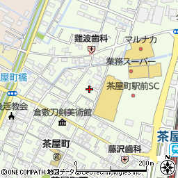 岡山県倉敷市茶屋町198-11周辺の地図