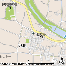 奈良県磯城郡田原本町八田318周辺の地図