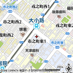 紀陽銀行堺支店周辺の地図