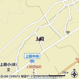 広島県山県郡安芸太田町上殿周辺の地図