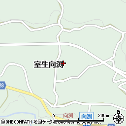 奈良県宇陀市室生向渕3449周辺の地図