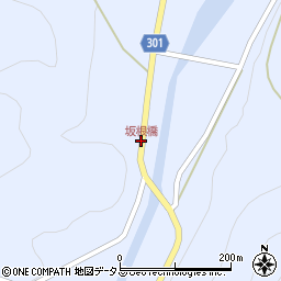 坂根橋周辺の地図