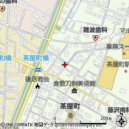 岡山県倉敷市茶屋町90-2周辺の地図