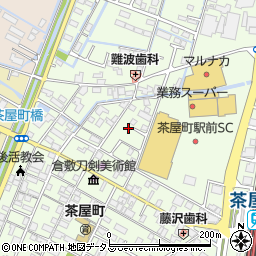 岡山県倉敷市茶屋町198-10周辺の地図