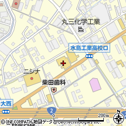 西日本三菱倉敷店周辺の地図