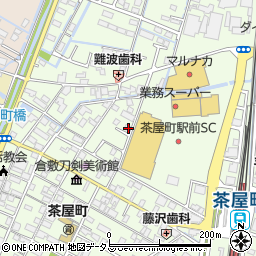 岡山県倉敷市茶屋町198-16周辺の地図