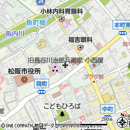 三重県松阪市魚町1651周辺の地図