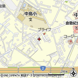 岡山県倉敷市中島897周辺の地図