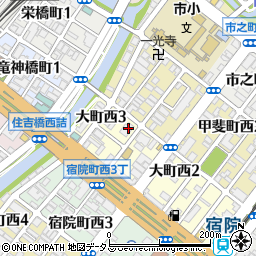 ユニライフ堺・宿院管理組合周辺の地図