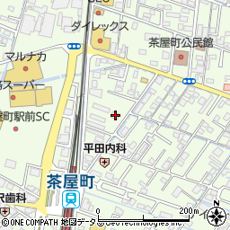 岡山県倉敷市茶屋町379周辺の地図
