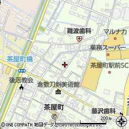 岡山県倉敷市茶屋町208周辺の地図