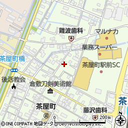 岡山県倉敷市茶屋町216-2周辺の地図