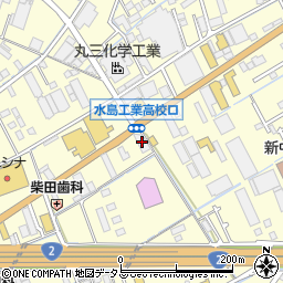 岡山県倉敷市中島1386周辺の地図