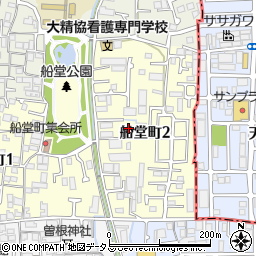 大阪府堺市北区船堂町周辺の地図
