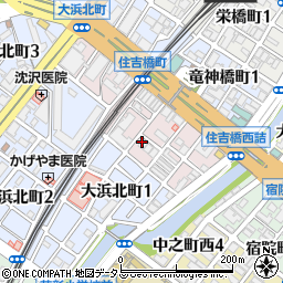 〒590-0973 大阪府堺市堺区住吉橋町の地図