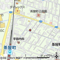 岡山県倉敷市茶屋町396-5周辺の地図