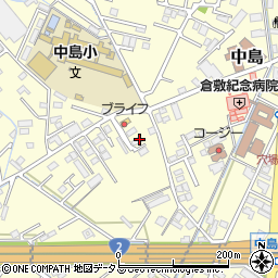 岡山県倉敷市中島894周辺の地図