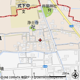 奈良県磯城郡三宅町屏風375周辺の地図