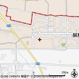 奈良県磯城郡三宅町屏風426周辺の地図