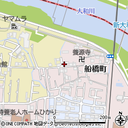 大阪府藤井寺市船橋町8-2周辺の地図