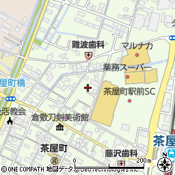 岡山県倉敷市茶屋町198-14周辺の地図