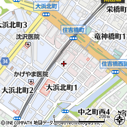 朝日プラザ堺周辺の地図