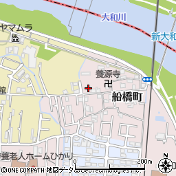 大阪府藤井寺市船橋町8-35周辺の地図