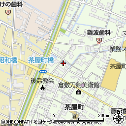 岡山県倉敷市茶屋町90周辺の地図