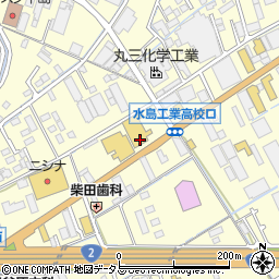 岡山県倉敷市中島1380周辺の地図