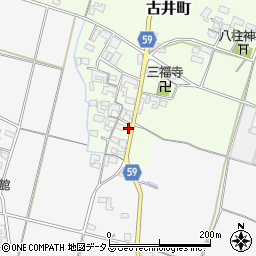三重県松阪市古井町6-1周辺の地図