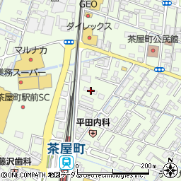 岡山県倉敷市茶屋町387周辺の地図