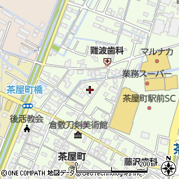 岡山県倉敷市茶屋町211周辺の地図