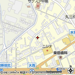 岡山県倉敷市中島1258周辺の地図