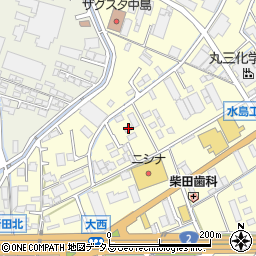 岡山県倉敷市中島1252周辺の地図