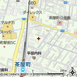 岡山県倉敷市茶屋町388-1周辺の地図