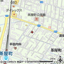 岡山県倉敷市茶屋町397-8周辺の地図