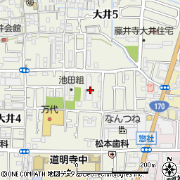 サービス付き高齢者住宅みおつくし藤井寺周辺の地図