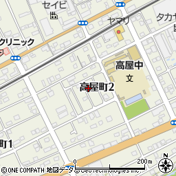 岡山県井原市高屋町2丁目10周辺の地図