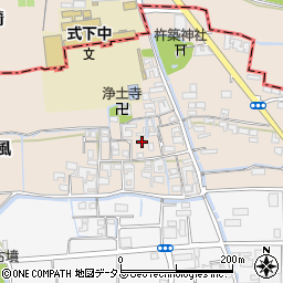 奈良県磯城郡三宅町屏風374周辺の地図