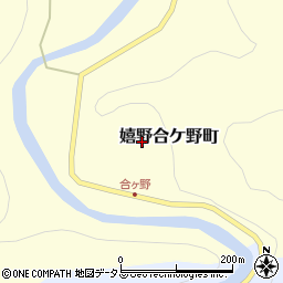 三重県松阪市嬉野合ケ野町周辺の地図