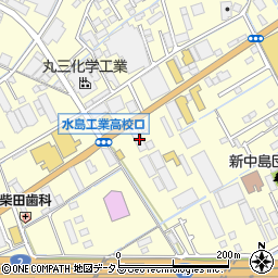 岡山県倉敷市中島1390周辺の地図