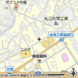 岡山県倉敷市中島1244周辺の地図