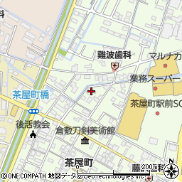 岡山県倉敷市茶屋町213-2周辺の地図