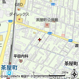 岡山県倉敷市茶屋町396-7周辺の地図