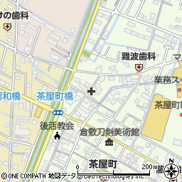 岡山県倉敷市茶屋町89周辺の地図